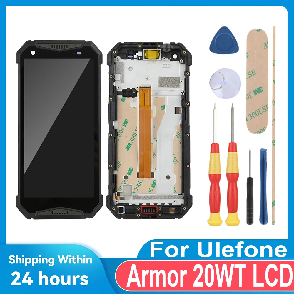 

For Ulefone Armor 20WT / 5.65" FHD+ LCD Display + Touch Screen+With Frame