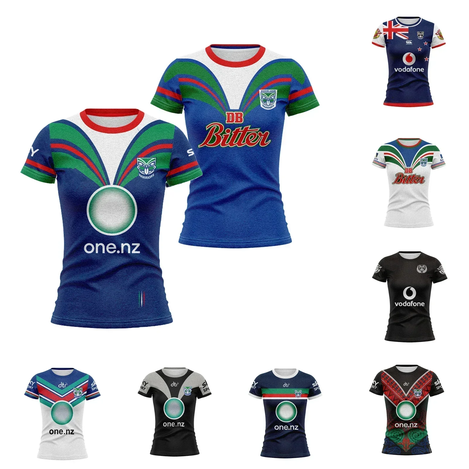 2023/2024 Warriors Womens Home/Away/Indigenous/Retro Jersey RUGBY JERSEY Sport customize Customize