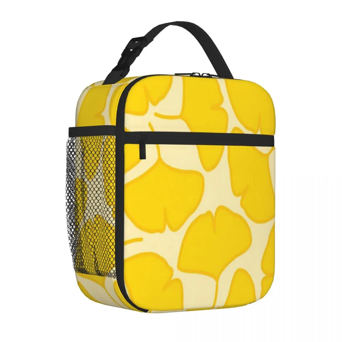 Hot Sale Large Ginkgo Leaf Pattern (Large Full Version) Minimal Decoration Durable Lunch Bag Festival Outing Insulated Food Bag