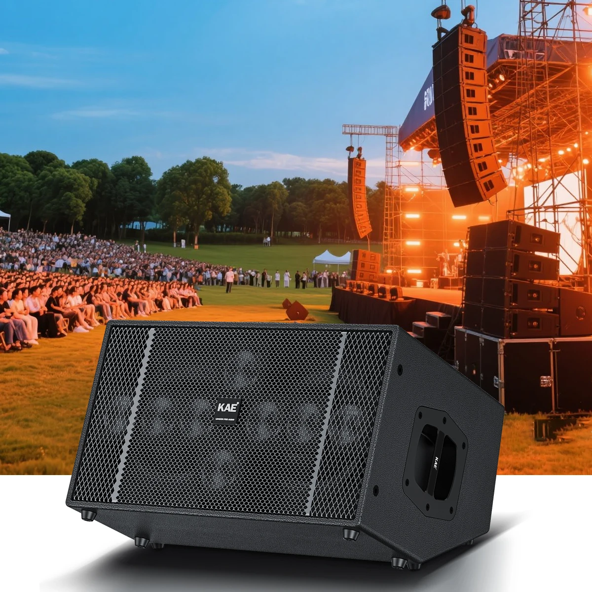 

New Arrival Portable Audio Player Blue Tooth Speaker Wireless High-end Wood Professional Outdoor Speaker High Power DJ Speaker