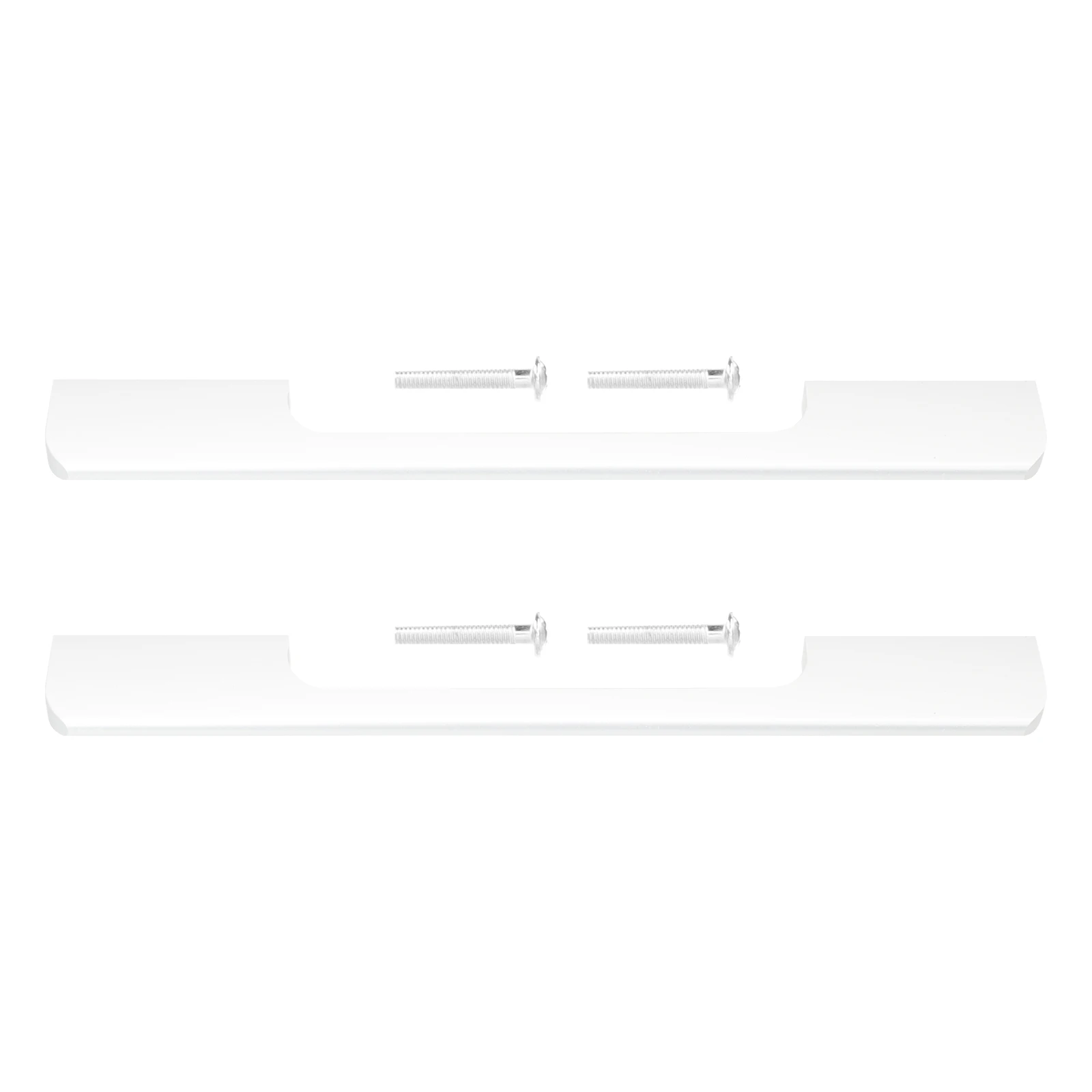 

2Pcs Drawer Silver Aluminum Cabinet Handles Wardrobe Door Knobs Brushed Nickel Cabinet Pulls Cupboards Durable Elegant