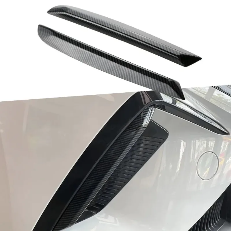 

For MG 4 MG4 EV Mulan 2022 2023 ABS Bumper Panel Lamp Frame Strip Protector Front Fog Light Trim Cover Exterior Accessories