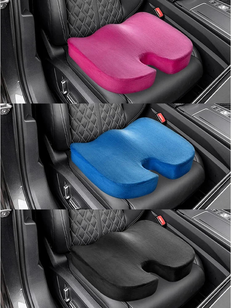 

Подушка для сиденья из пены с эффектом памяти, подушки для офисного стула, эргономичная подушка для снятия давления, ишиаса и облегчения боли для длительного сидения