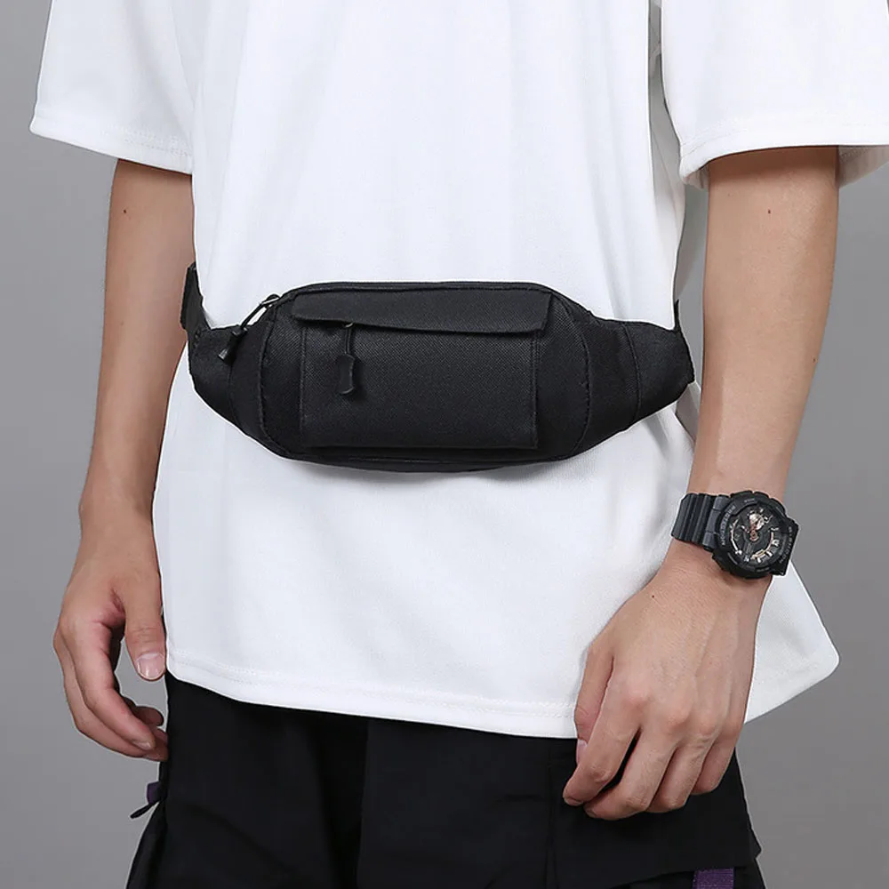 

﻿ Outdoor Tactical Waist Bag Portable Large Capacity Shoulder Belt Bags Running Lightweight Casual Shoulder Crossbody Bag