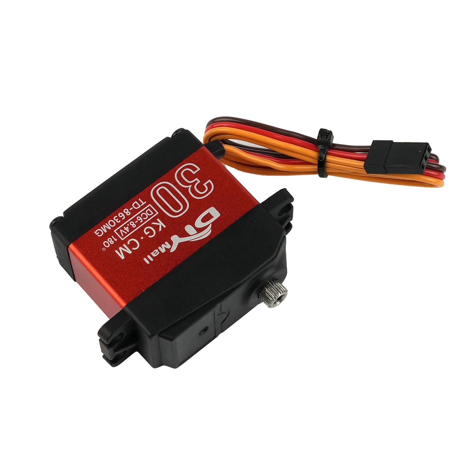 Servomotore digitale 30KG 6-8.4V Coppia elevata Full Metal Gear 180/270/360 gradi Impermeabile per 1/8 1/10 1/12 RC Car Robot FAI DA TE