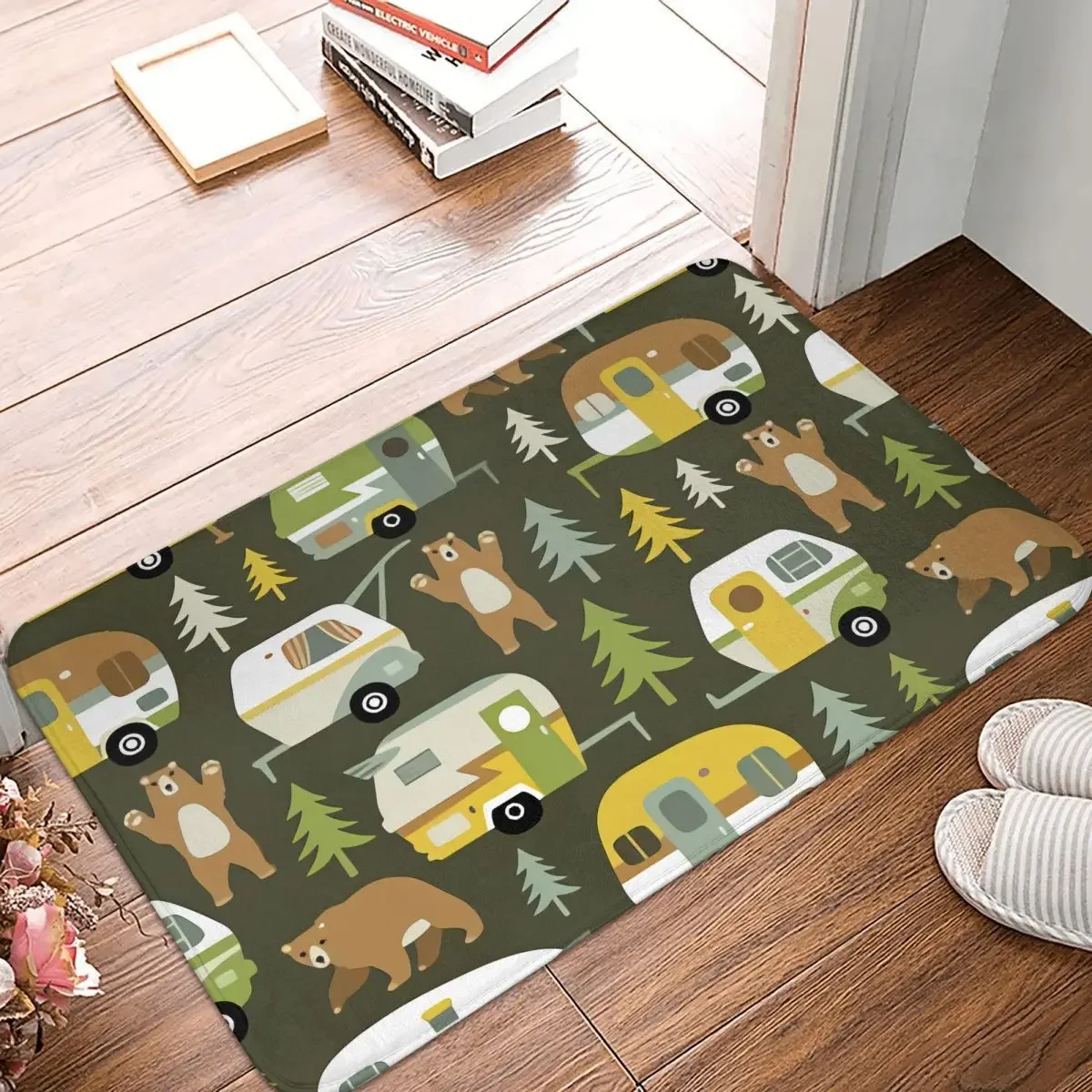 Non-slip Rug Doormat Living Room Mat Airstream Camping Balcony Carpet Indoor Decorative