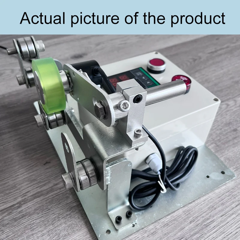 Измеритель стержня, провод и кабель, трос, роликовый тип, электронный цифровой дисплей, сигнализация о длине, напоминание, счетчик риса