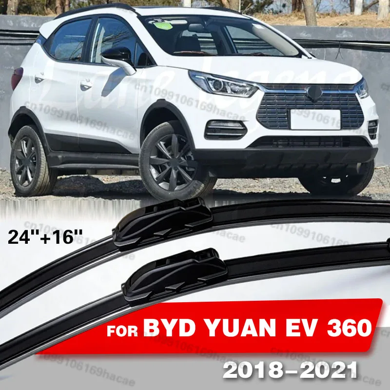 

Щетки для передних стеклоочистителей 24"16", автомобильные аксессуары для BYD YUAN EV 360 2018 2019 2020 2021