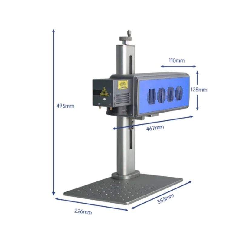 

Yaomatec Good Quality Laser Marking Machine Air Colling High Efficiency Stability Fiber Laser Marking Machine For Shiny Surfaces