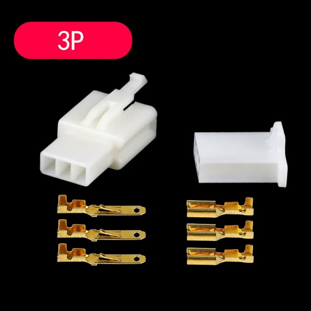 Motorcycle Automotive Terminal Kit 380PCS Including 2 3 4 6 Way Male Female Terminals and Retaining Hook Connectors