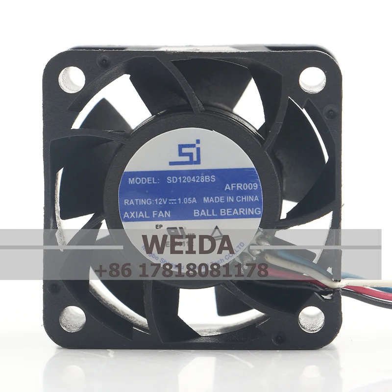 SD120428BS  Axial fan SJ 4028 12V 1.05A 4 cm 40*40*28MM high speed heat dissipation fan Double bearing