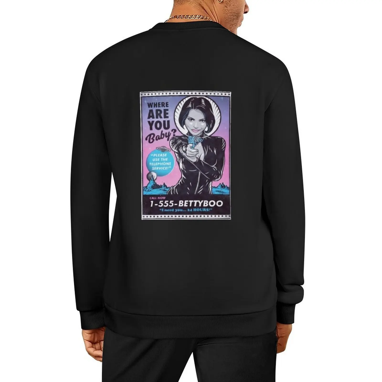 

Betty Boo - Where are you baby Pullover tracksuit men autumn aesthetic clothing korean style clothes new sweatshirt