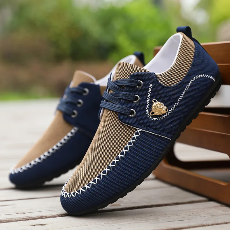 Men Loafer Casual Canvas Shoes Fashion Trendy Men Shoes EUR Size 38-45