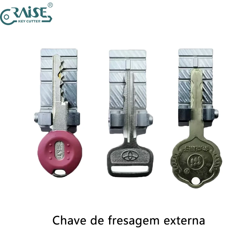 Mandíbula de fixação de chave multifuncional para máquina de corte de chave manual, acessórios, ferramentas de serralheiro