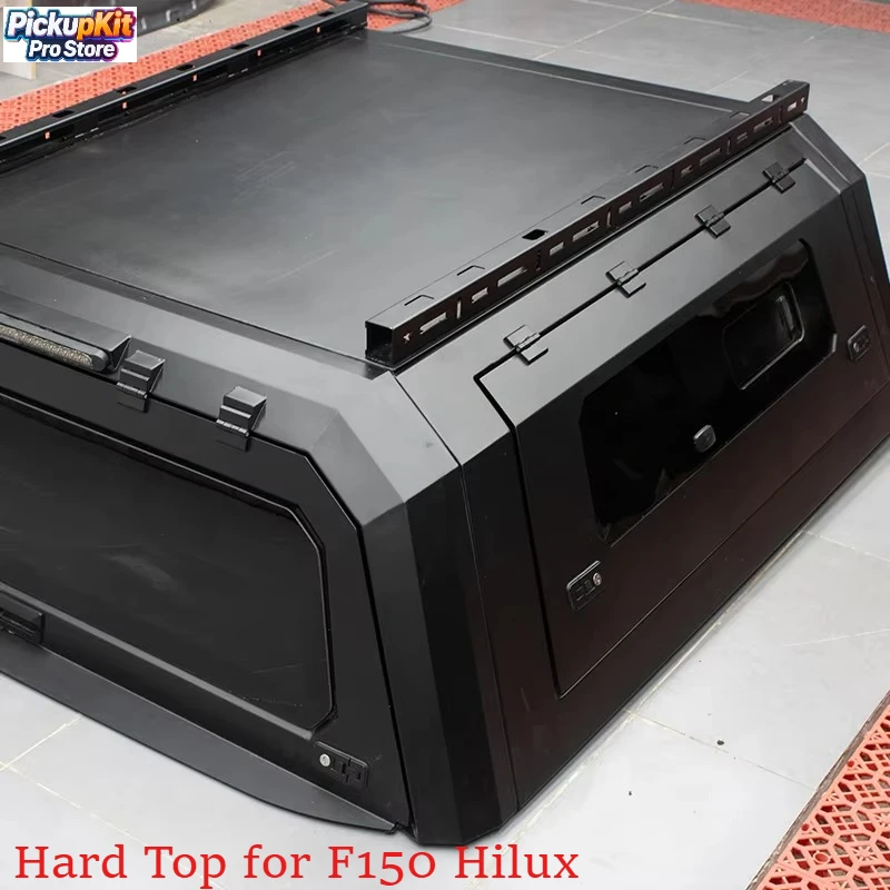 

Universal Pickup Canopy Aluminum Truck Cap with Sliding Side Glass Windows for F150 Hilux