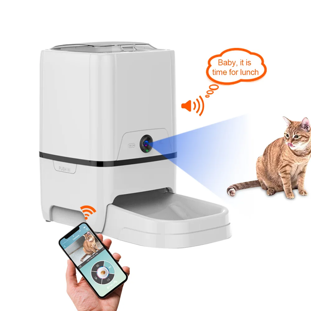

2026 Professional Smart Dog Feeder Pet Feeder Camera with Feeder Automatic for Cats and Dogs