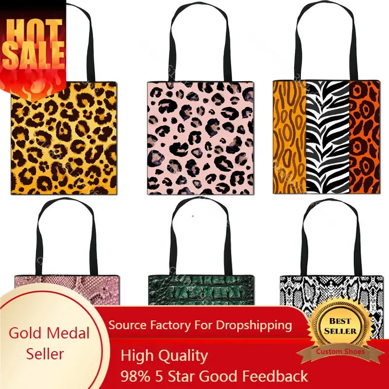 

Fashion Leopard Print Crossbody Bags for Women Shoulder Messenger Handbag Bag Leopard Pattern Shoulder Bag Animal Tote Bags