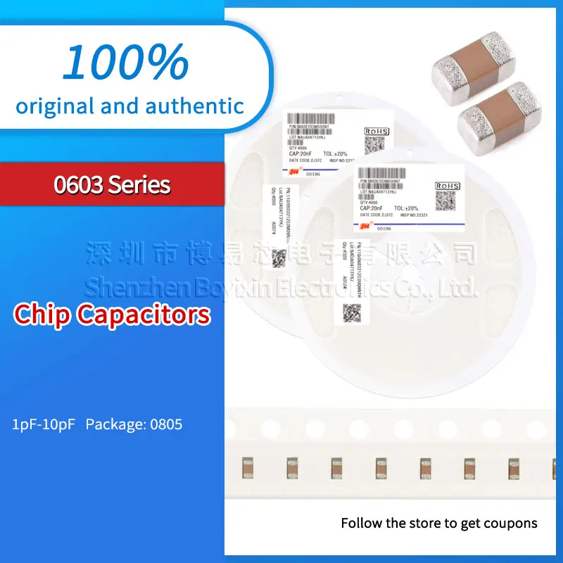 

0603 SMD 1pF 1.2pF 1.8pF 2pF 2.2pF 2.5pF 2.7pF 3pF 3.3pF 3.6pF 3.9pF 4pF 4.7pF 5pF 5.6pF 6pF 6.8pF 7pF 8pF 8.2 9 10pF