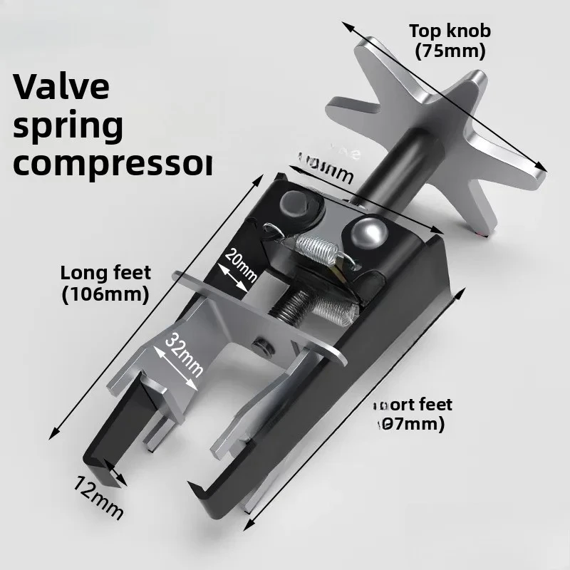 for Applicable To Valve Spring Compressor Engine Clamp Free Removal Auto Repair Tool Oil Seal Puller Removal Vail Clamp