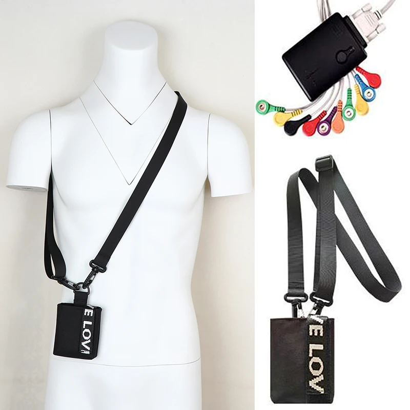 

Портативный чехол для хранения, водонепроницаемый чехол из ткани Оксфорд со съемным ремешком, противоударная сумка для монитора артериального давления