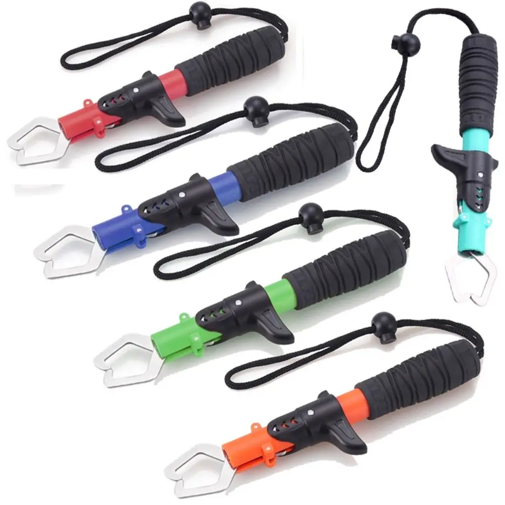 

Stainless Steel Fish Grip Lip Clamp Not Easy To Loosen Not Injuring Fish Fishing Gripper High Closure Strength Multi-function