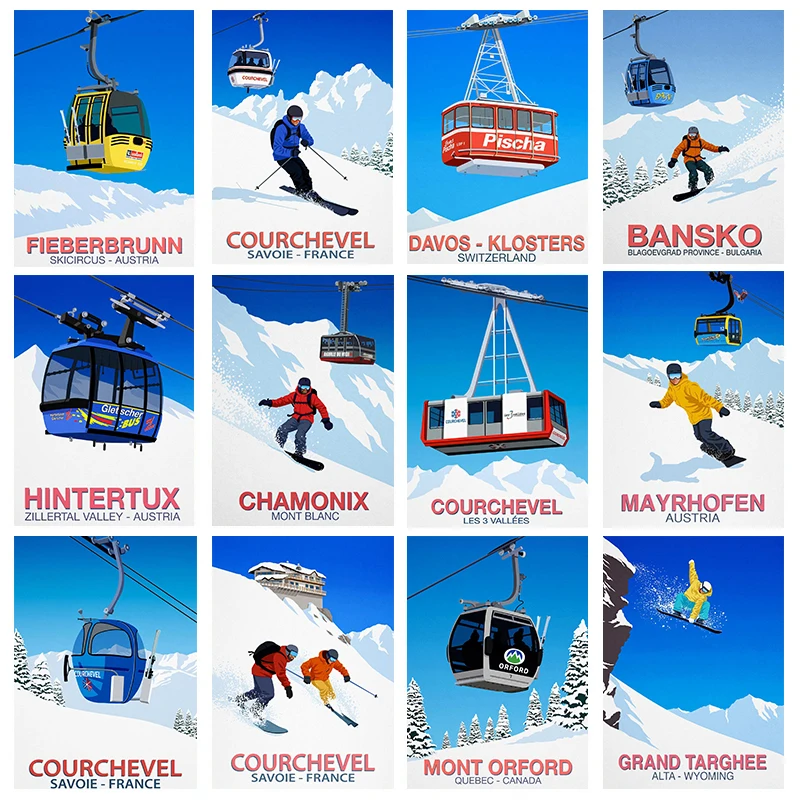 Vintage Ski Resort … - image