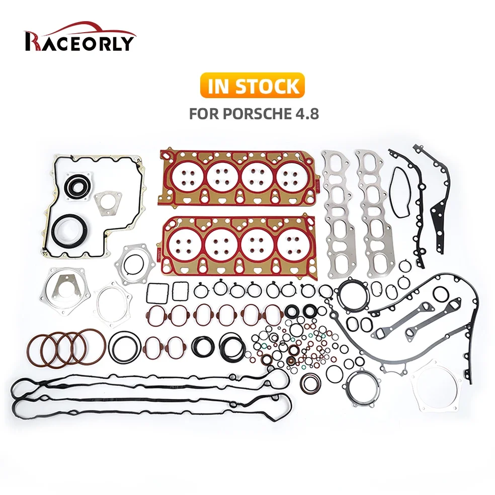 

Good Price Engine Gasket Kit Cylinder Head Gasket kit Auto Parts Overhaul Gasket Kit 948198018 For Porsche 4.8 4.8T