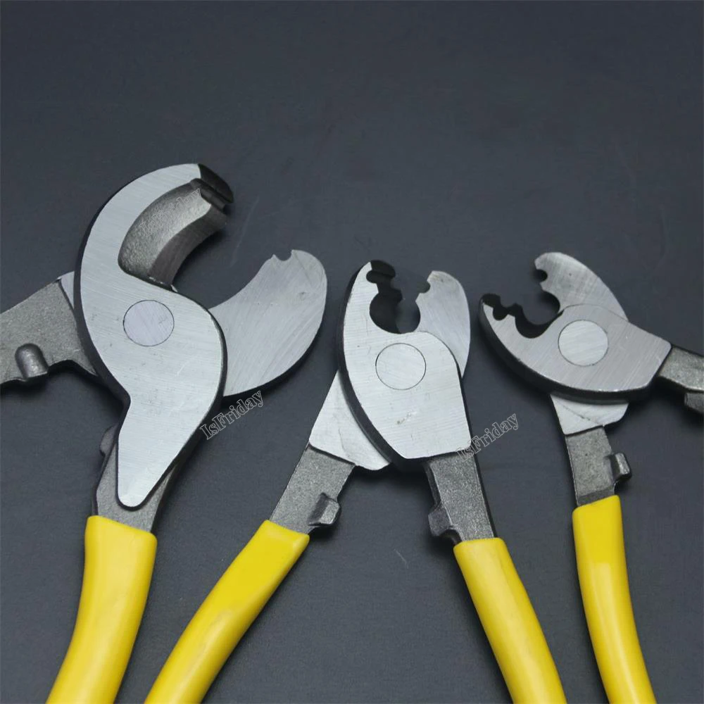 Insulated Cable Cutter Wire Stripper Electrician Shears Pliers Scissors Cutting Tools Manual 6/7/8/10 Inch Stranding Pliers