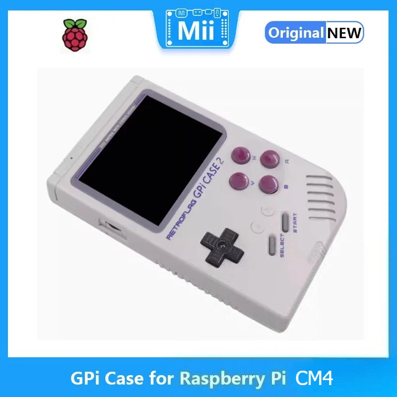 حافظة Retroflag GPi 2 لوحدة التحكم المحمولة Raspberry Pi CM4، Rpi CM41040000 اختياري