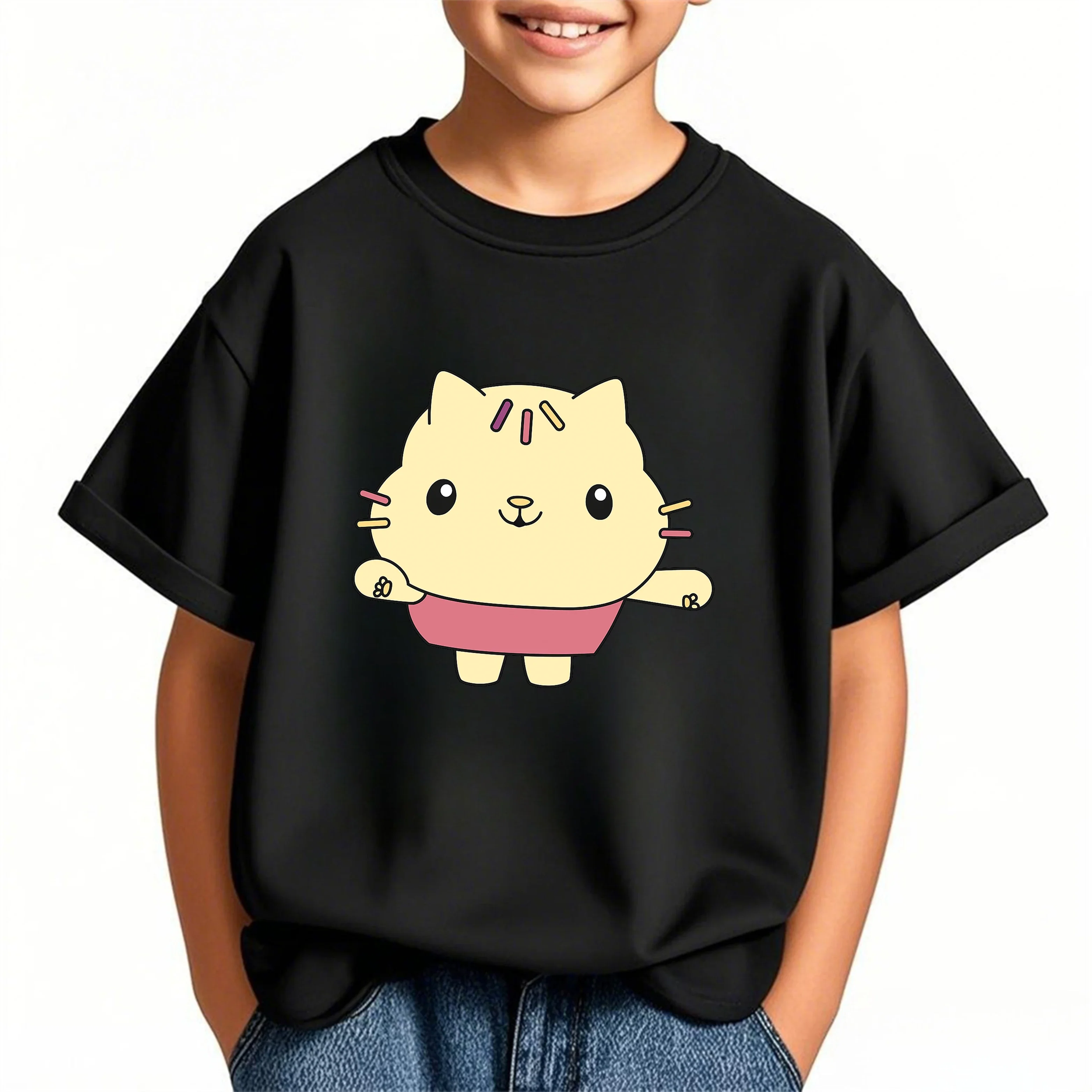 

2D Spider Man Cartoon Printed 2026 Hot Sale Summer Casual Short Sleeve Tees For Children Teenage Boys Girls