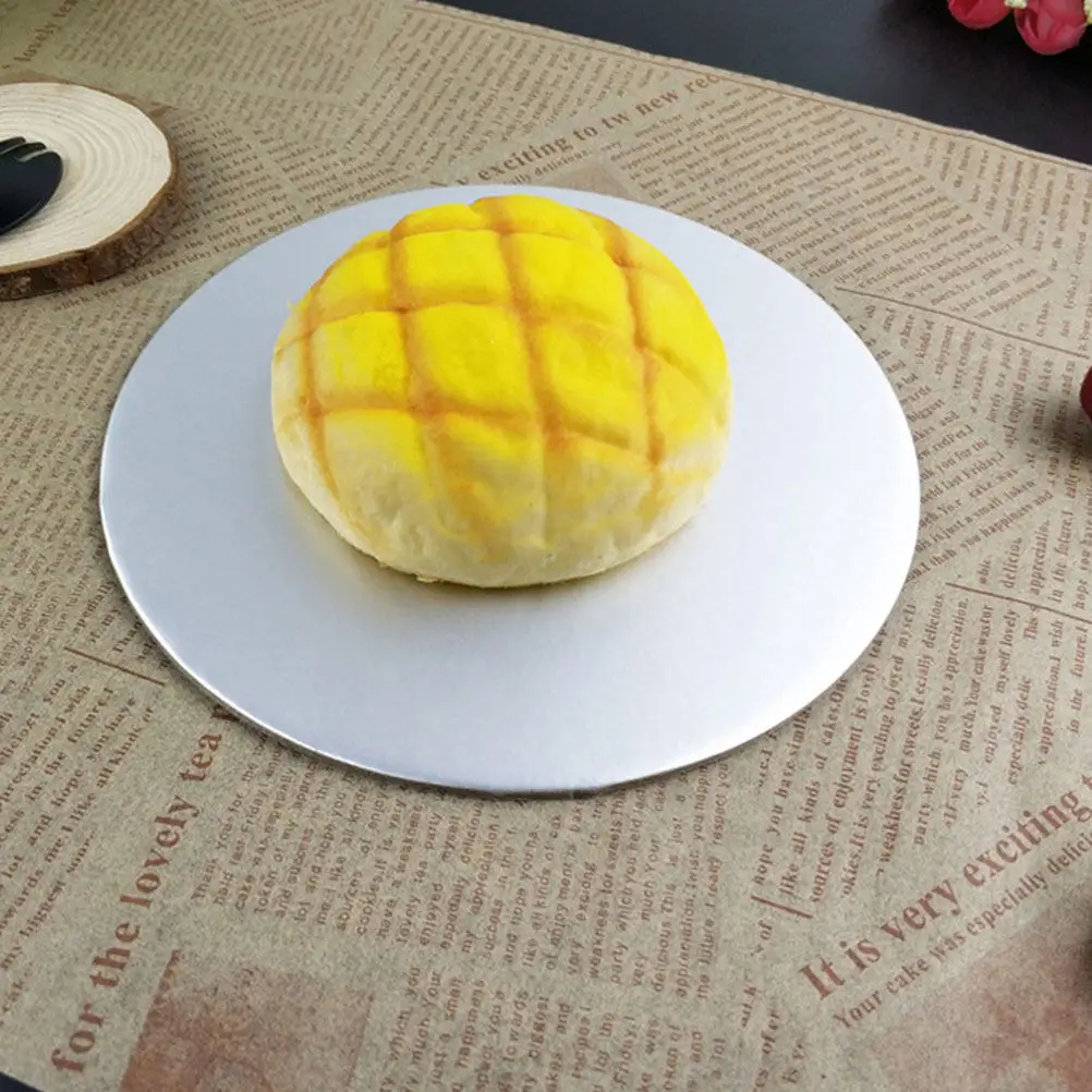 

10Pcs Round Cake Board Paper Super Strong Sturdy Eco Friendly Cardboard Base for Birthday Wedding Party Cupcake Mousse Baking