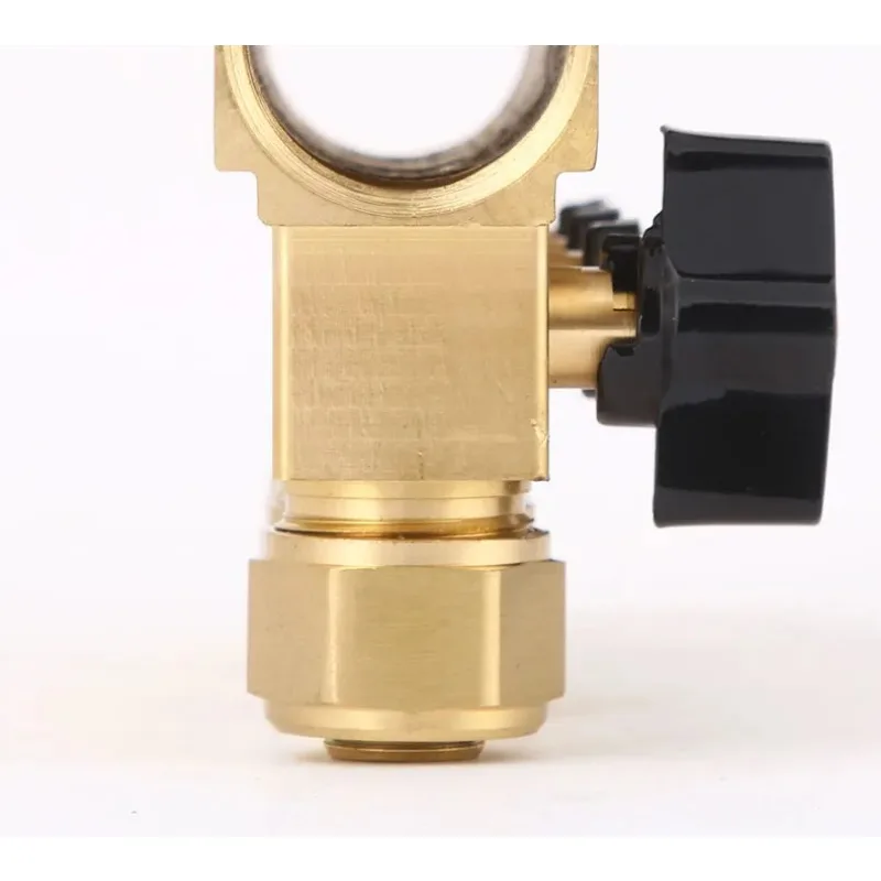 High flow all copper 4/5-way underfloor heating pipe collector and distributor