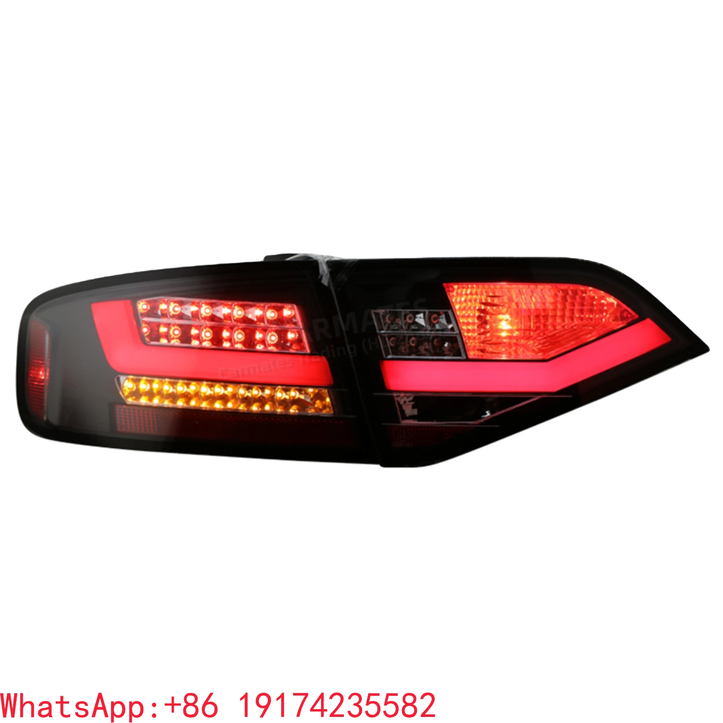 

Hot Selling Taillight Assembly LED Tail Lights Brake Light Turn Signal Black Background for Audi A4L B8 2009 - 2012