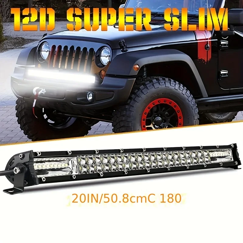 

2oinch slim led light bar for truck DC12V-24V