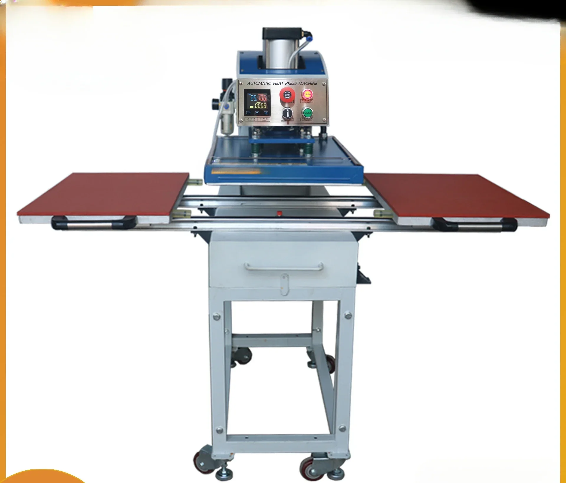 40x50cm pneumatic automatic double-station heat transfer machine, heat transfer machine