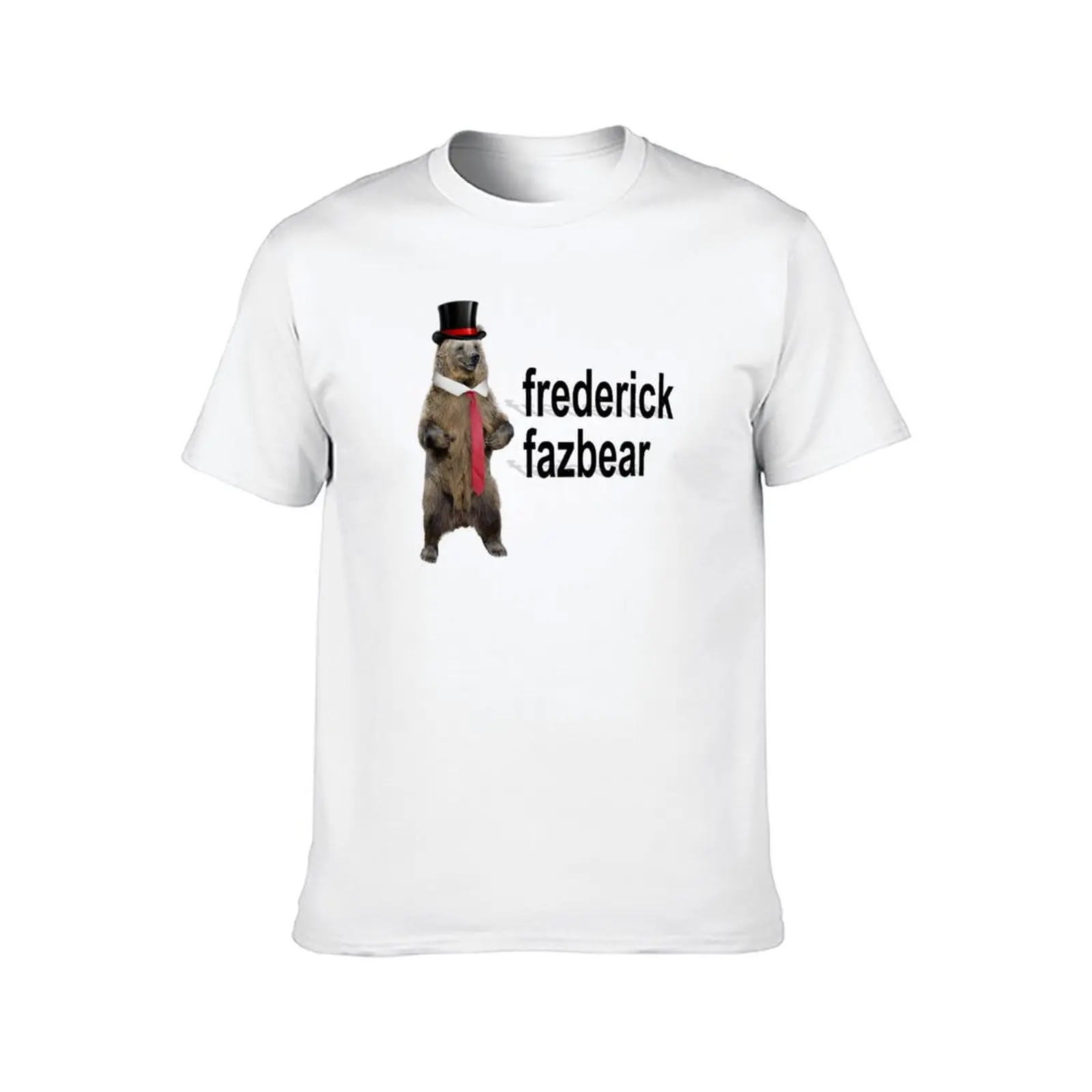 frederick fazbear the fancy bear fnaf parody T-Shirt summer clothes football t shirt anime shirt funny t shirts for men