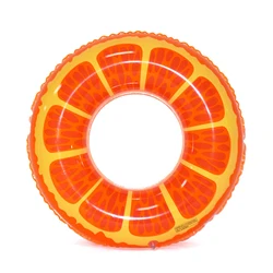 3PCS Fruit Pool Floats Watermelon Orange Lemon Swimming Rings Fun Toys For Adult
