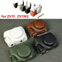 ZV1M2 ZV1F PU Camera Half Case Body Base Bag Kit Protector for Sony ZV1II ZV-1F ZV1 ZV-1 Mark II ZV-1M2 Camera