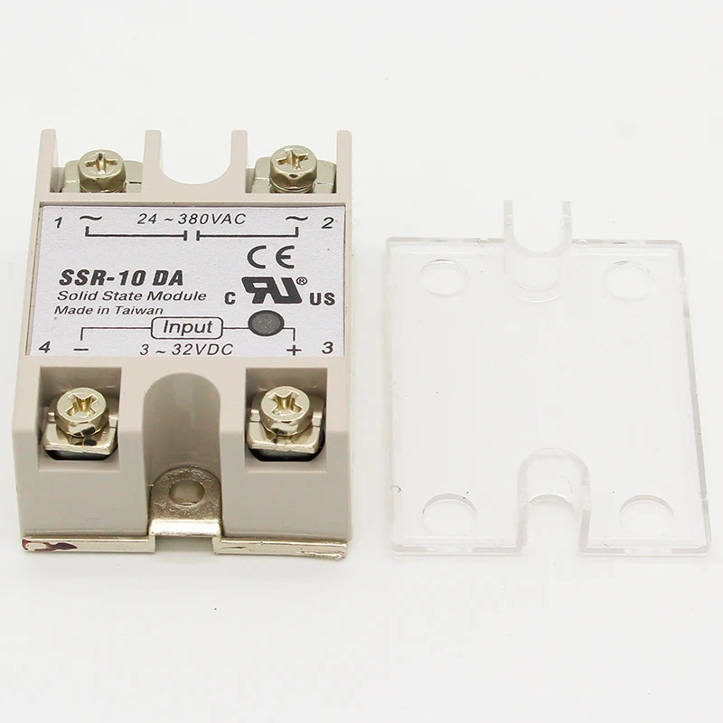 1pcs solid state relay SSR-10DA 10A actually 3-32V DC TO 24-380V AC SSR 10DA relay solid state high quality new