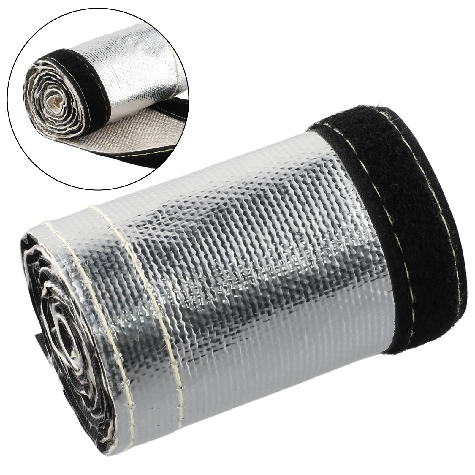 Hot Sale 2000° Spark Plug Wire Heat Protector Sleeve Heat Shield Insulation Sleeve 3Ft Metallic Heat Shield Sleeve