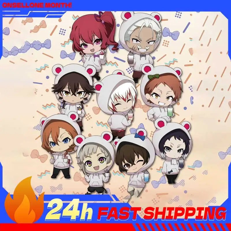 

Мороженое BSD VER. Акриловая подставка ACG с персонажами Осаму Дазай, Чуя Накахара, Ацуши Накадзима, Окура Теруко. Подарок-сувенир.