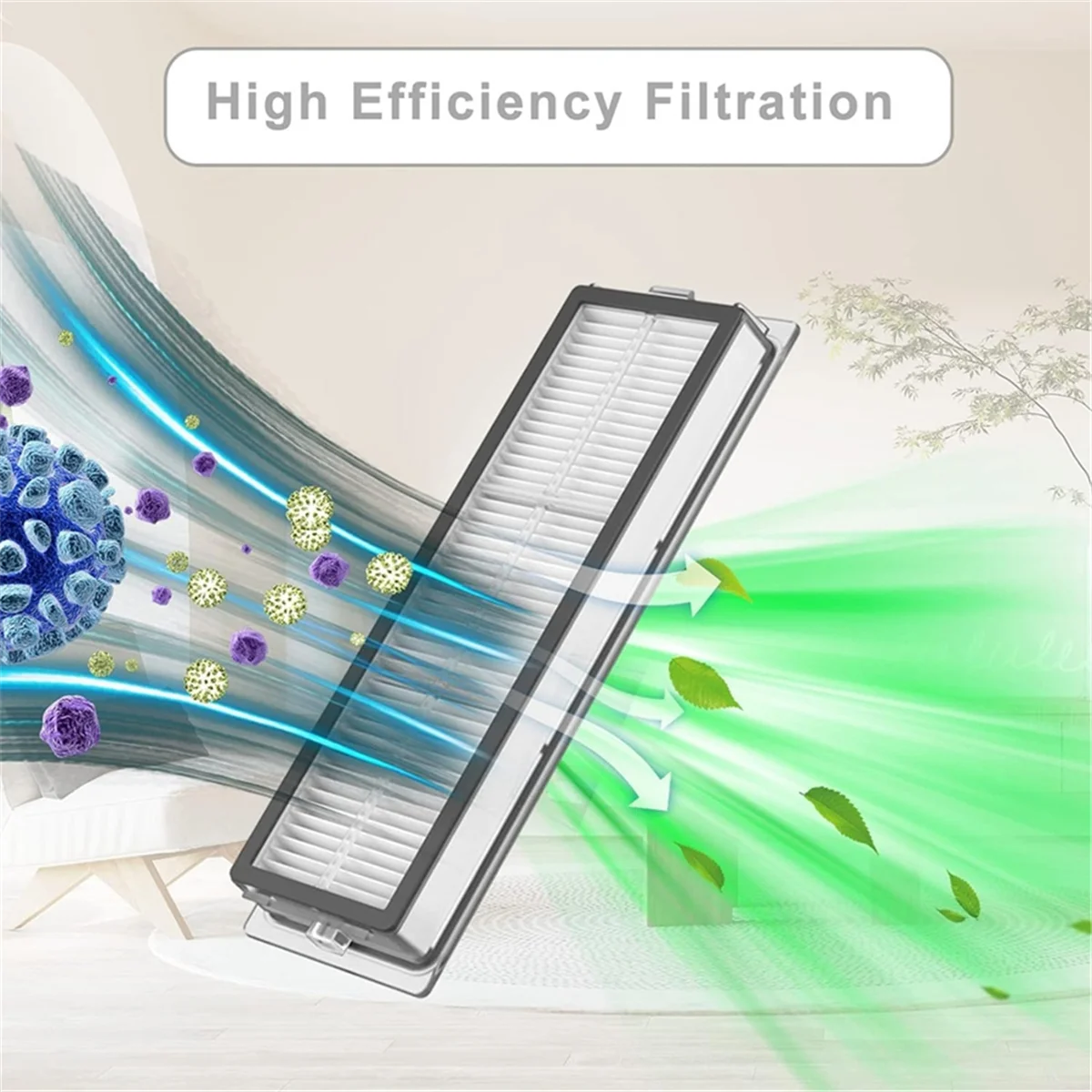 Per Dreame L10s Ultra / L10s Pro / L10 Ultra per Xiaomi X10 + Parti per aspirapolvere Filtro HEPA Spazzola a rullo Mop Pad