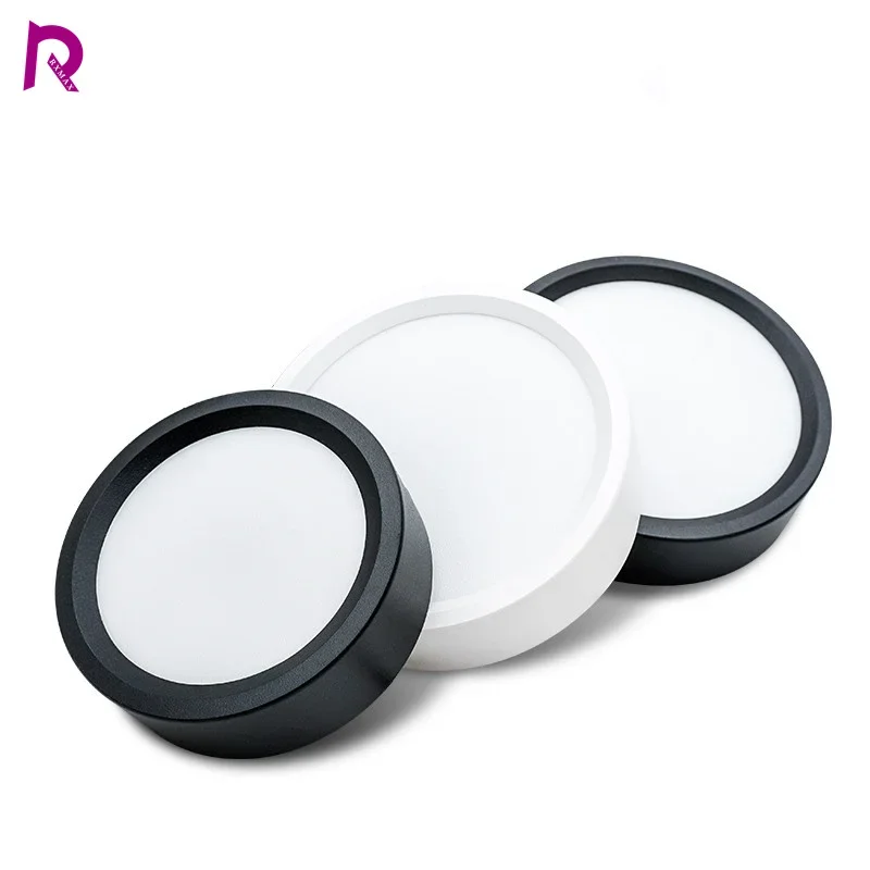 Oprawy LED typu Downlight 220V Sufitowa lampa punktowa 9W 12W 18W Down Light Montowane powierzchniowo Oświetlenie panelowe Oprawa kuchenna do wystroju domu w pokoju