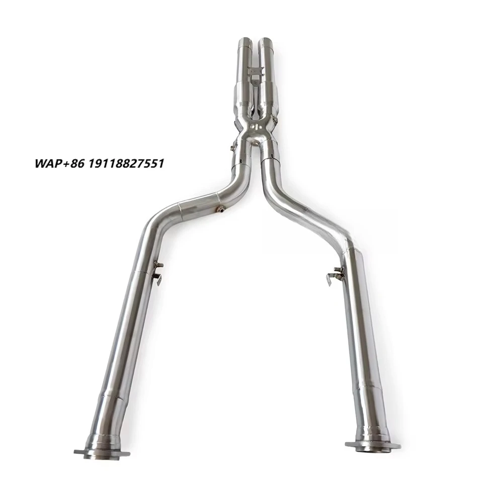 

High Flow Stainless Steel Exhaust Mid Pipe forX6 M60I 4.4T 2024 Performance Replacement Car Parts
