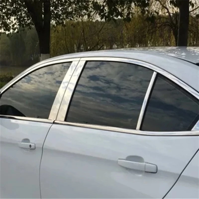 

WELKINRY For Chevrolet Sail 3rd Generation 2015-2021 Car Body Door Window Central Middle B C Column Pillar Post Cover Trim