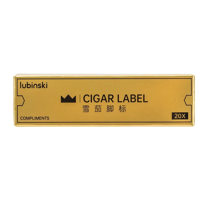 LUBINSKI Cigar Label Ornament Repair Burst Foot Fixed Nightshade Anti-cracking Cigar Toe Label