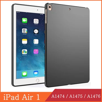 애플 아이패드 에어 1 2013 소프트 실리콘 쉘, 유연한 블랙 태블릿 케이스, 아이패드 에어 9.7 1 세대 초박형 펀다 