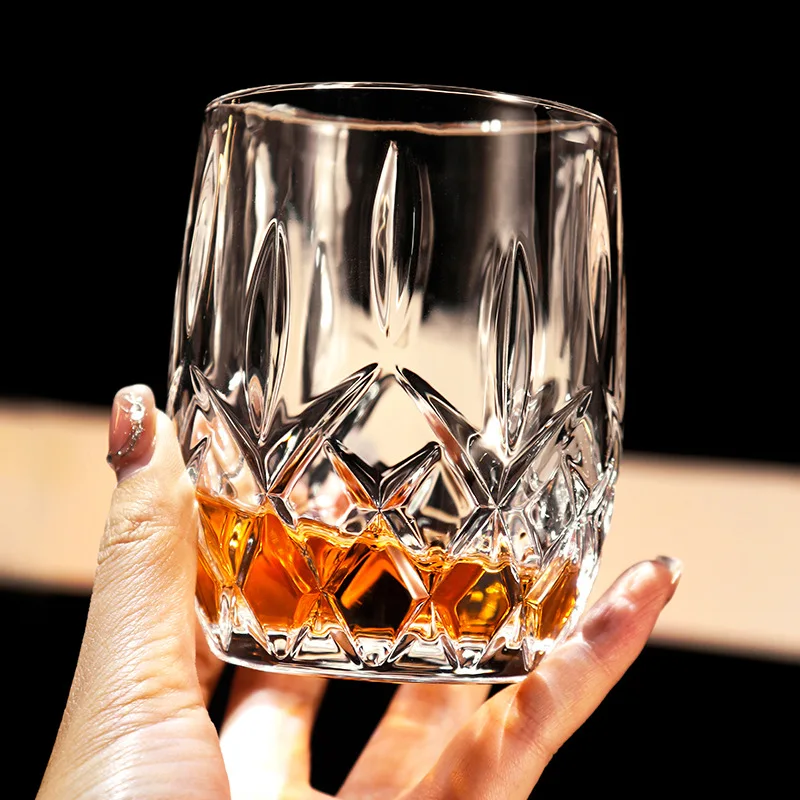 High-value Crystal Wine Glasses, Commercial Light, Luxury Whiskey Bar, Thickened Foreign Wine Crystal