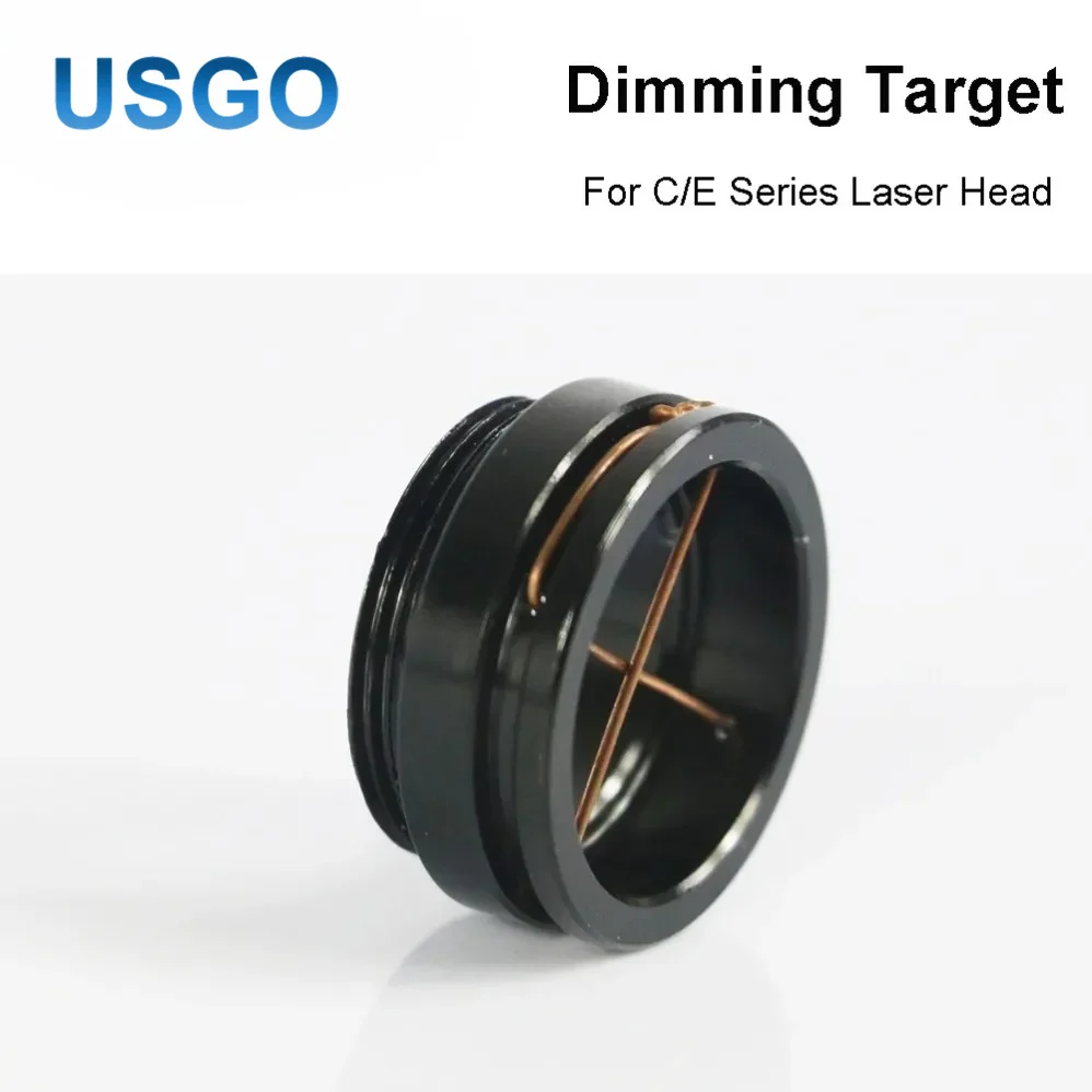 USGO CO2 Laser Path Alignment Tool Red Light Beam Calibrating Device Dimming Paper Target for Laser Head Engraver Cutter