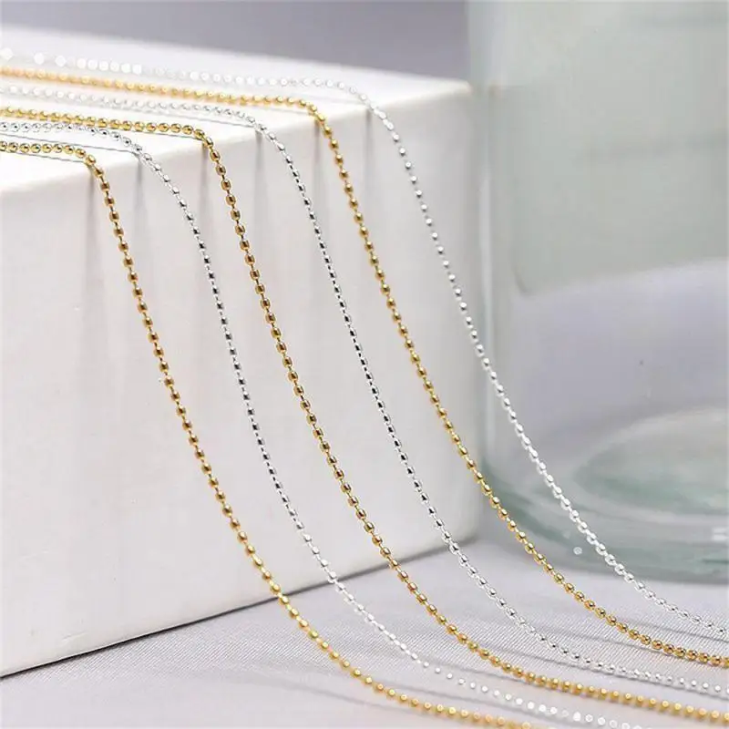 Manicure Chain Customizable Length Luxurious Cuttable Steel Bead Chain Fashionable Nail Design Trending Nail Styles Durable